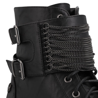 Botín Negro Mujer 45802