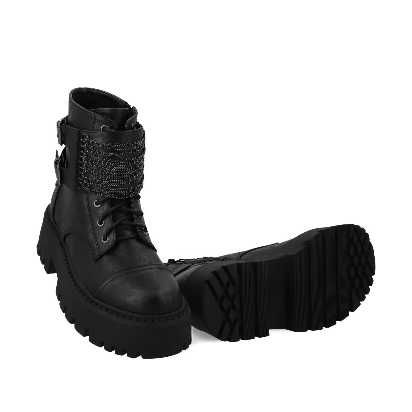 Botín Negro Mujer 45802
