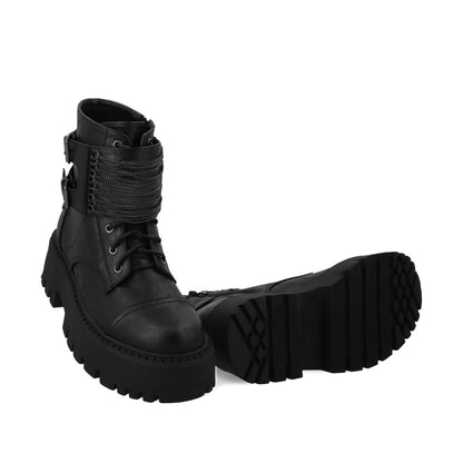 Botín Negro Mujer 45802
