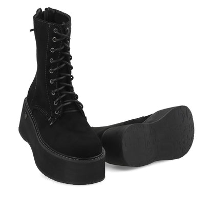 Botín Negro Mujer 45811