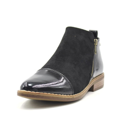 Botín Negro Mujer C7338