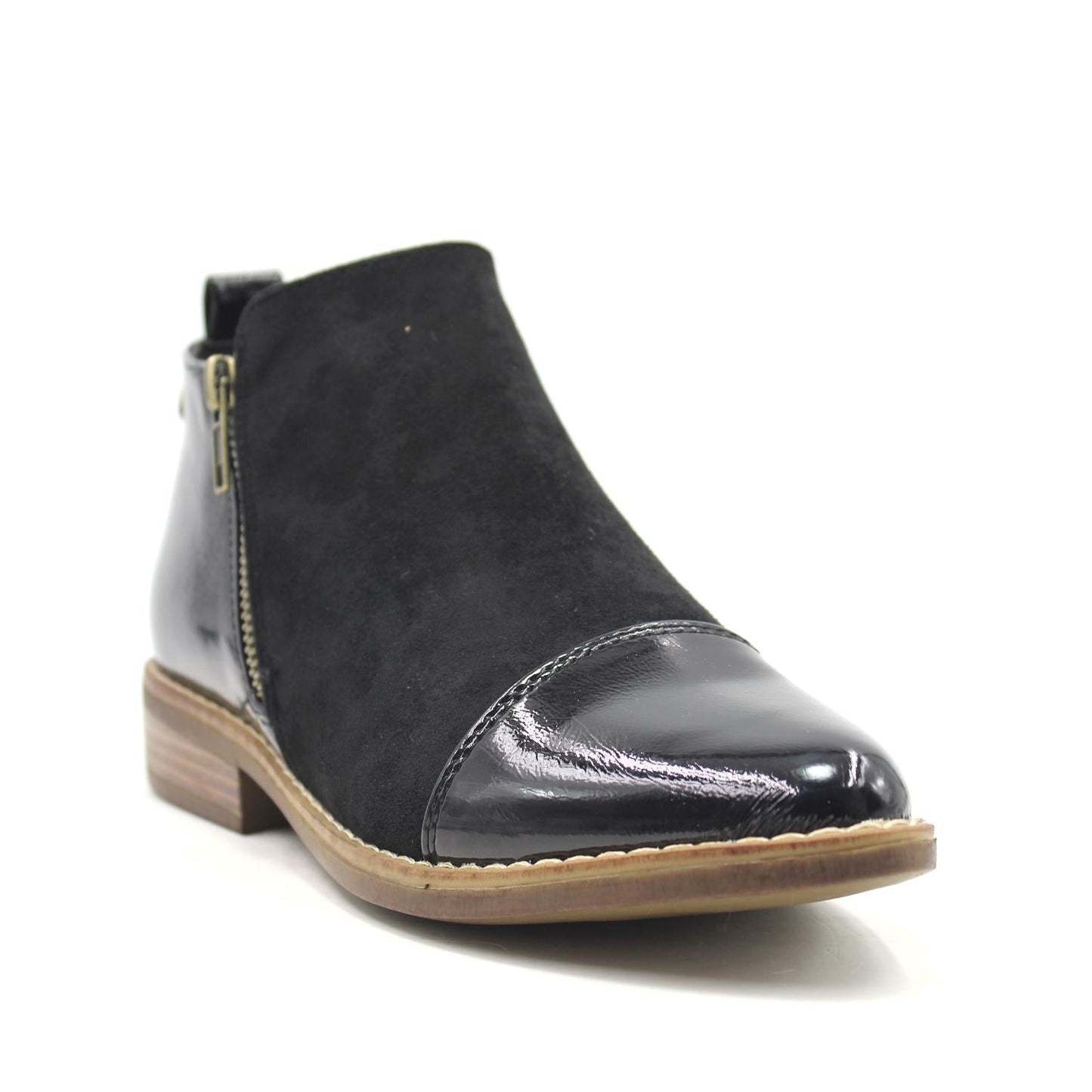 Botín Negro Mujer C7338