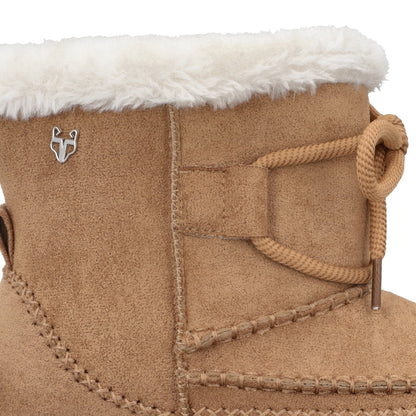 Botin Plataforma Beige Mujer 4811508 - Gotta Mexico