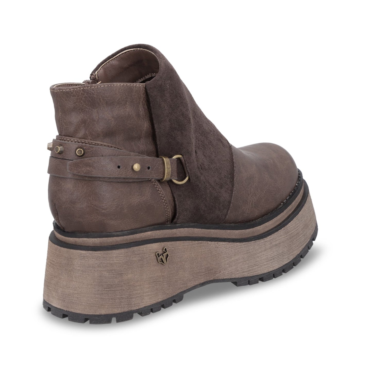 Botin Plataforma Café Mujer 1509B - Gotta Mexico