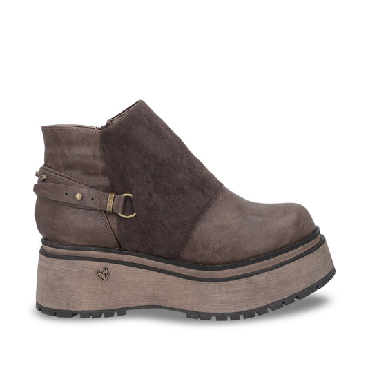 Botin Plataforma Café Mujer 1509B - Gotta Mexico