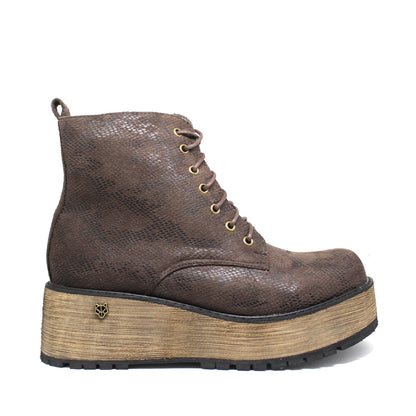 Botín Plataforma Café Mujer 15111