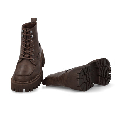 Botin Plataforma Café Mujer 23507 - Gotta Mexico