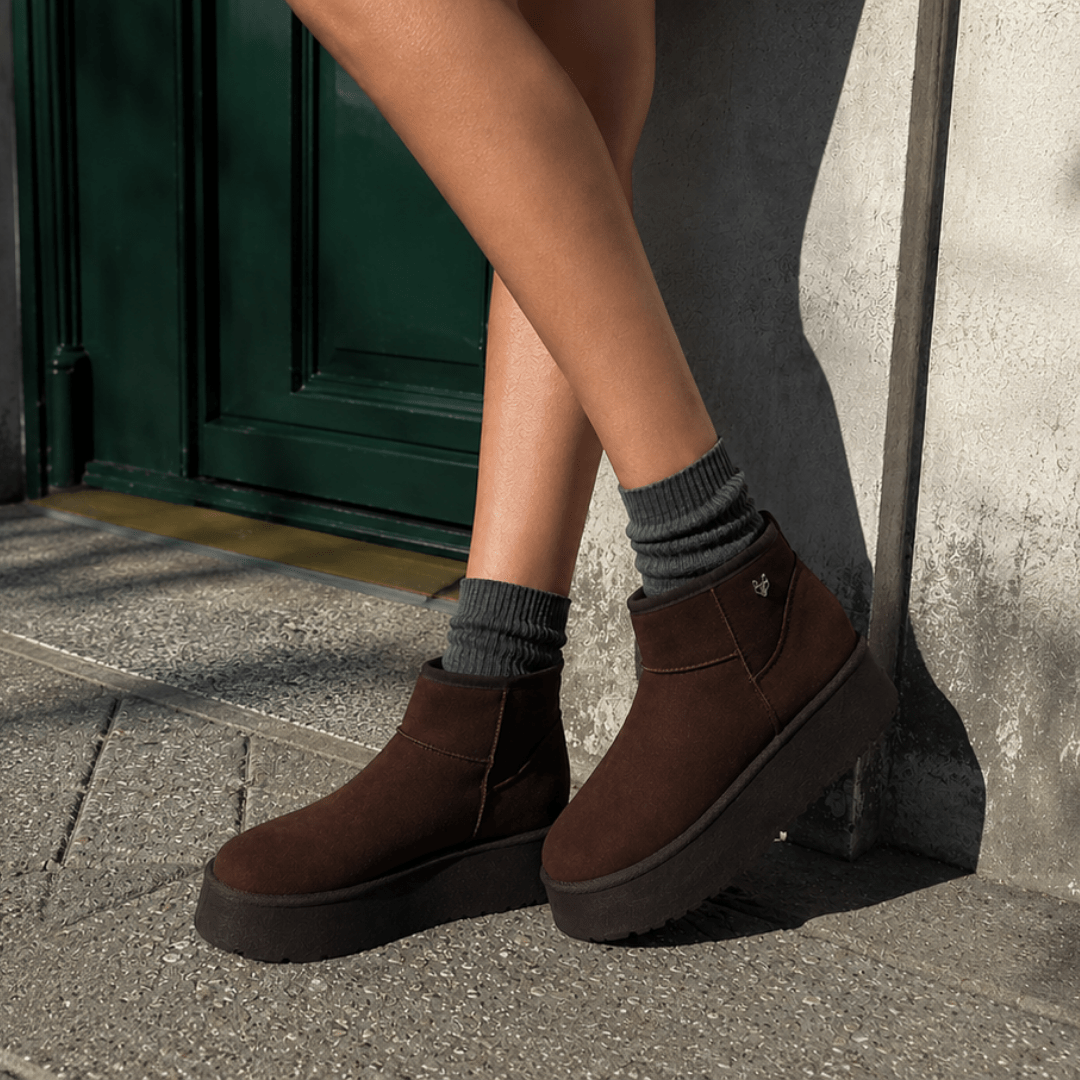 Botin Plataforma Café Mujer 4811153