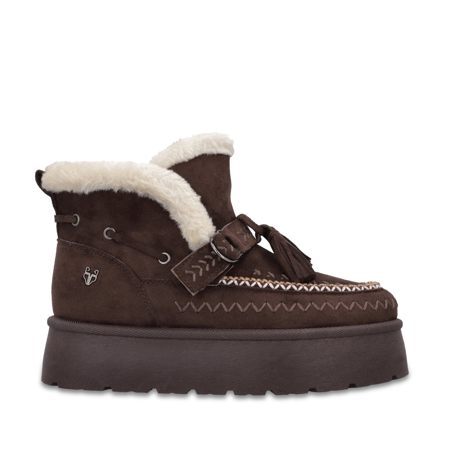 Botin Plataforma Café Mujer 4811753 - Gotta Mexico