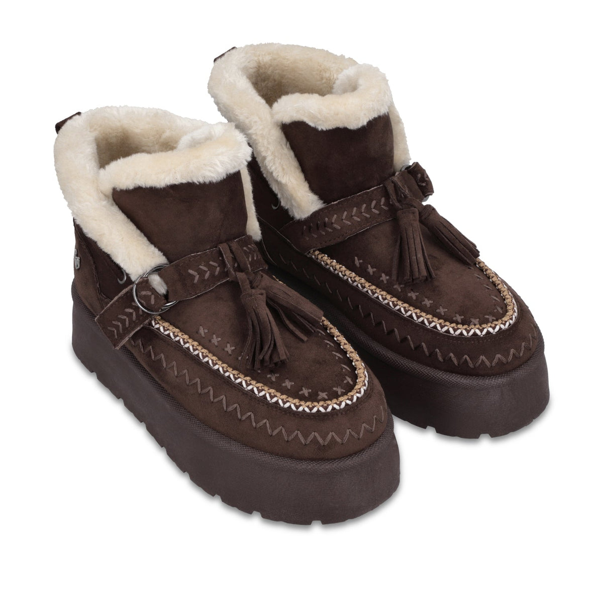 Botin Plataforma Café Mujer 4811753 - Gotta Mexico