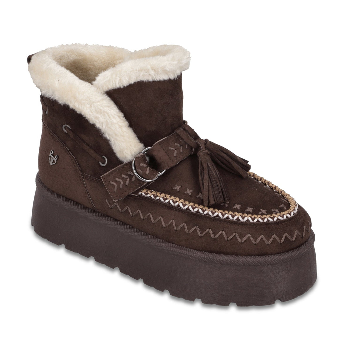 Botin Plataforma Café Mujer 4811753 - Gotta Mexico