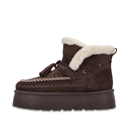 Botin Plataforma Café Mujer 4811753 - Gotta Mexico