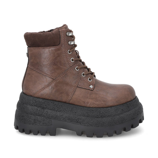 Botin Plataforma Café Mujer 55290