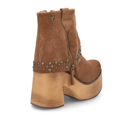 Botin Plataforma Camel Mujer 15045 - Gotta Mexico