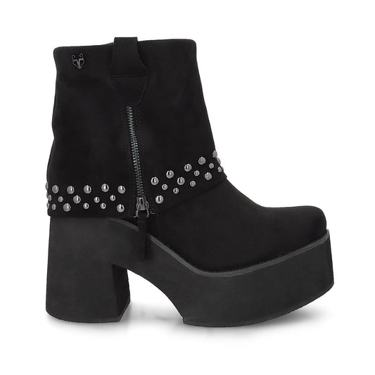 Botin Plataforma Negro Mujer 15045 - Gotta Mexico