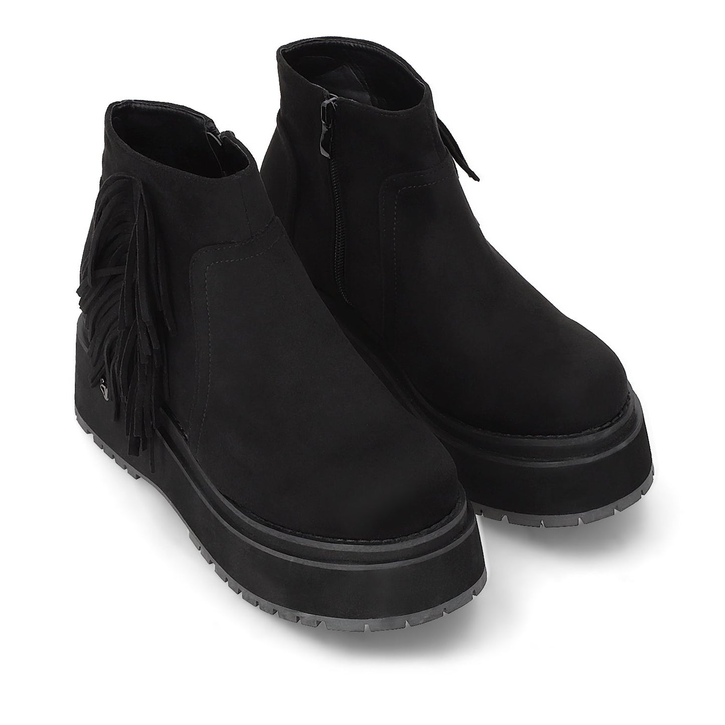 Botin Plataforma Negro Mujer 1509A - Gotta Mexico