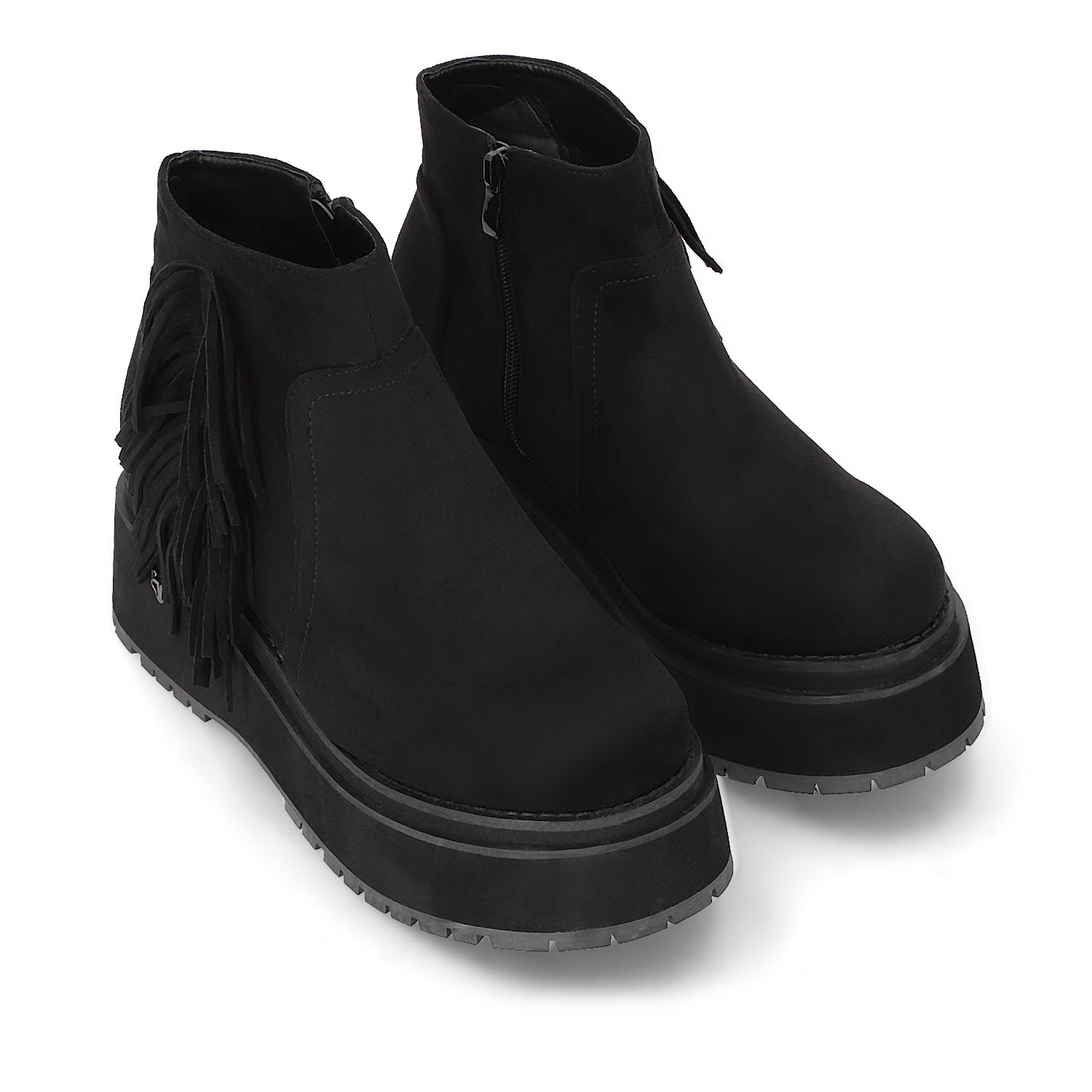 Botin Plataforma Negro Mujer 1509A - Gotta Mexico