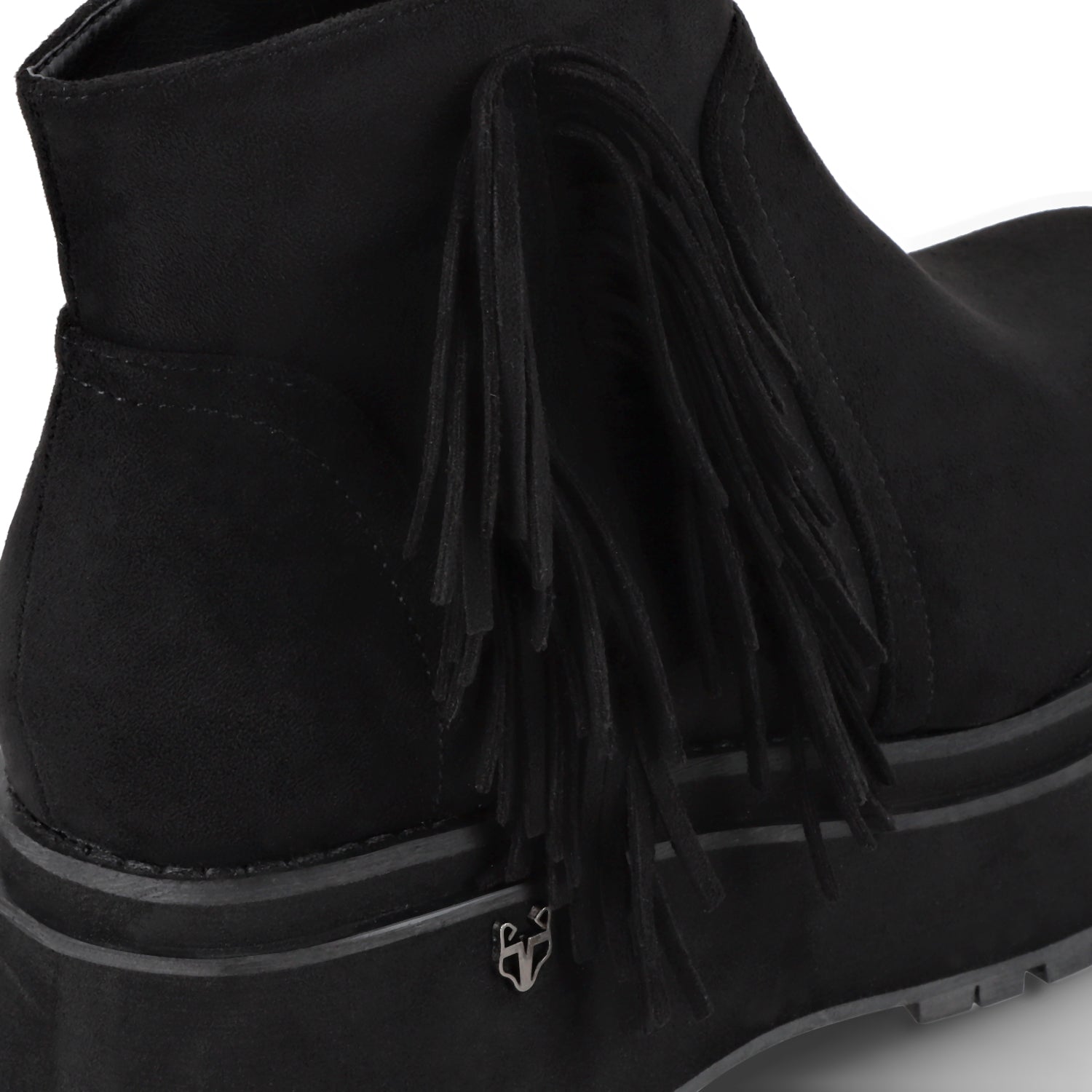 Botin Plataforma Negro Mujer 1509A - Gotta Mexico