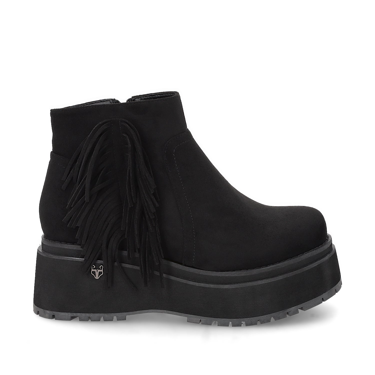 Botin Plataforma Negro Mujer 1509A - Gotta Mexico