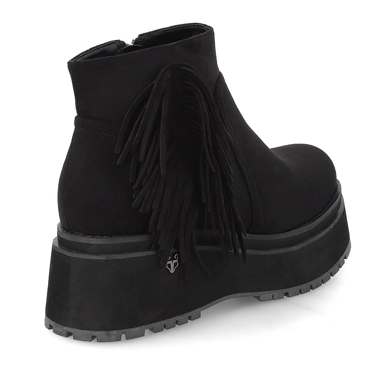 Botin Plataforma Negro Mujer 1509A - Gotta Mexico