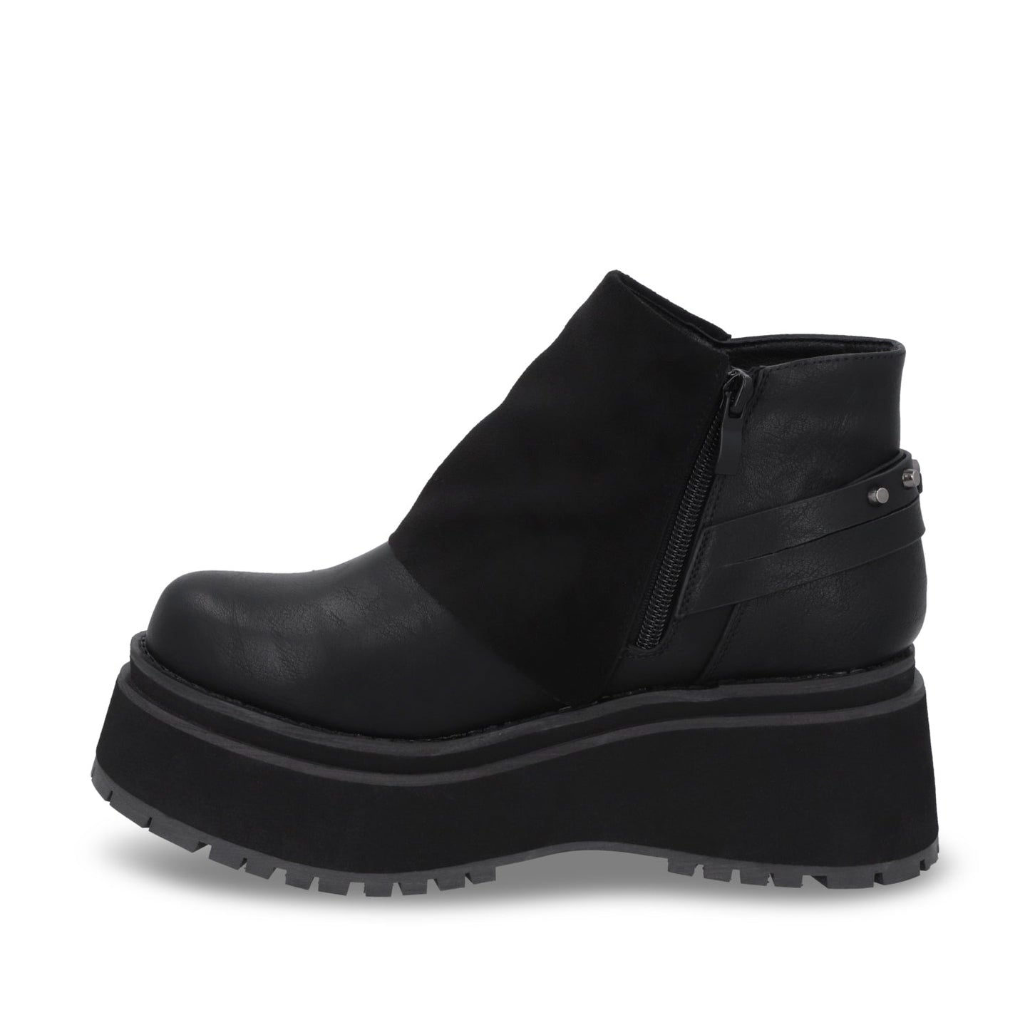 Botin Plataforma Negro Mujer 1509B - Gotta Mexico