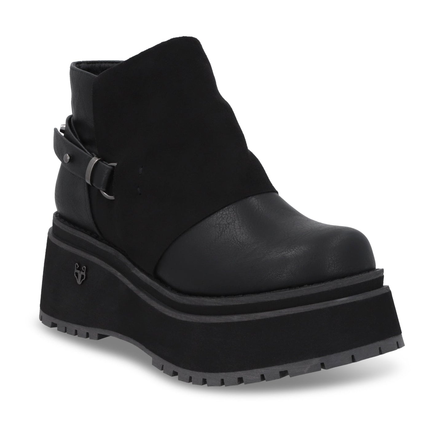 Botin Plataforma Negro Mujer 1509B - Gotta Mexico