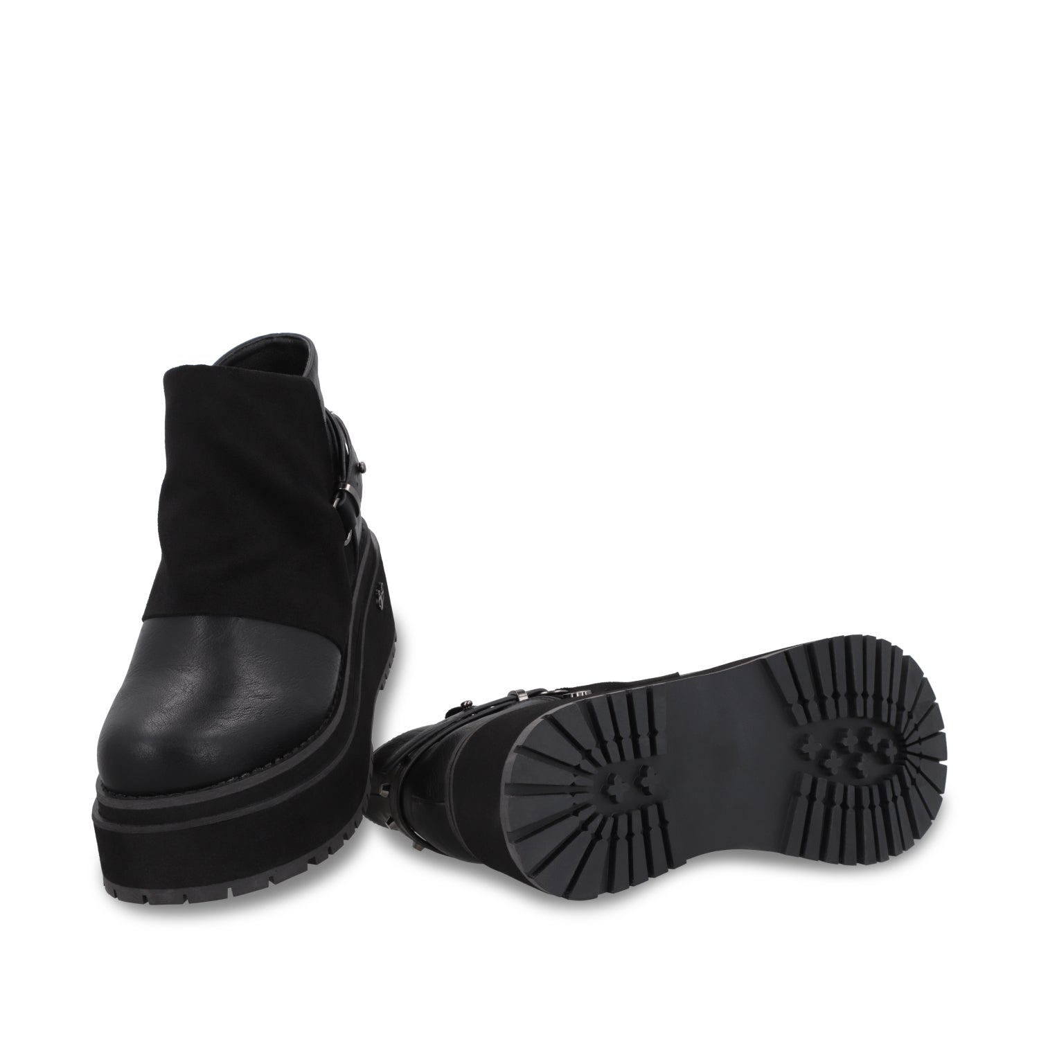 Botin Plataforma Negro Mujer 1509B - Gotta Mexico