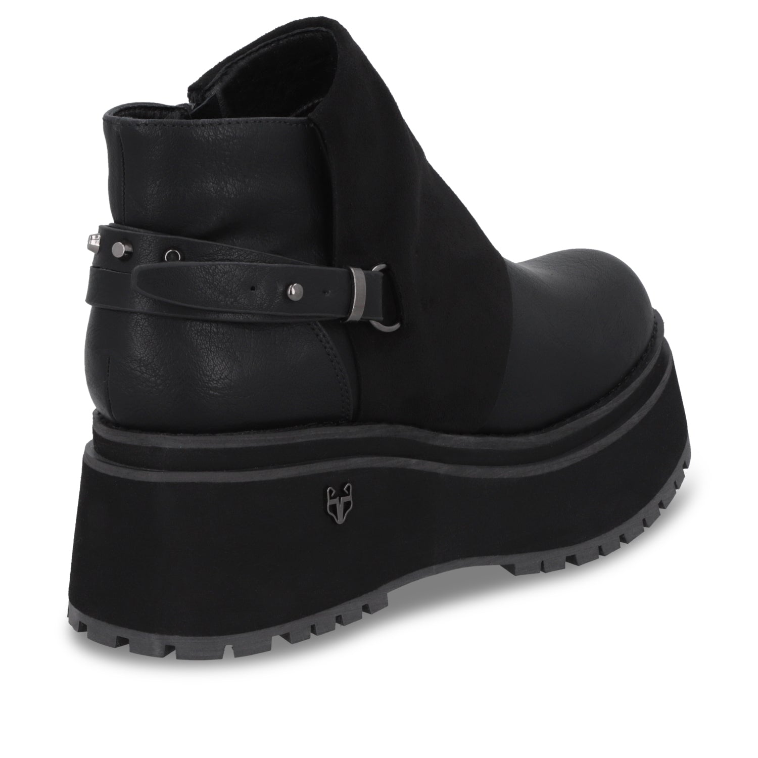 Botin Plataforma Negro Mujer 1509B - Gotta Mexico