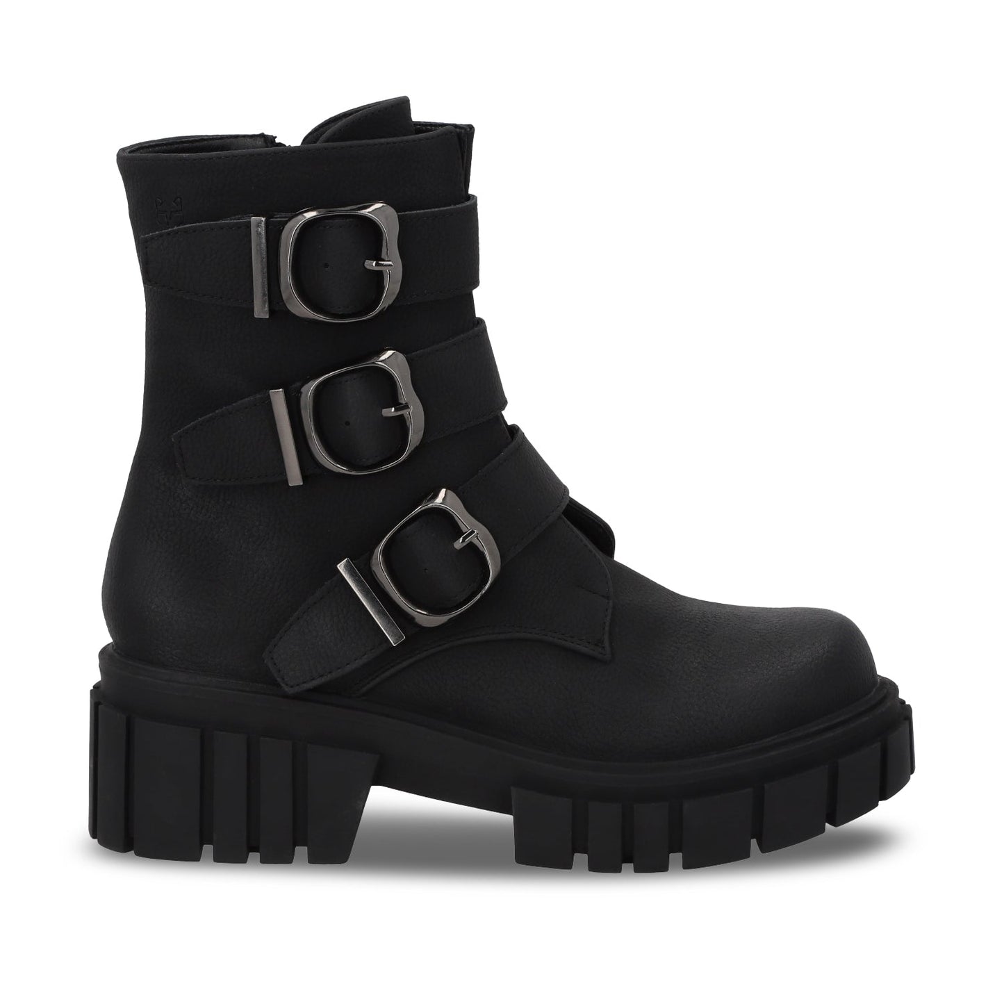 Botin Plataforma Negro Mujer 35934