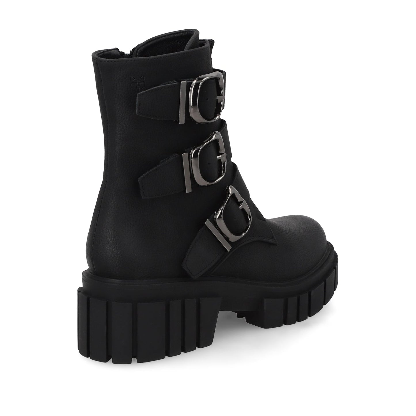 Botin Plataforma Negro Mujer 35934
