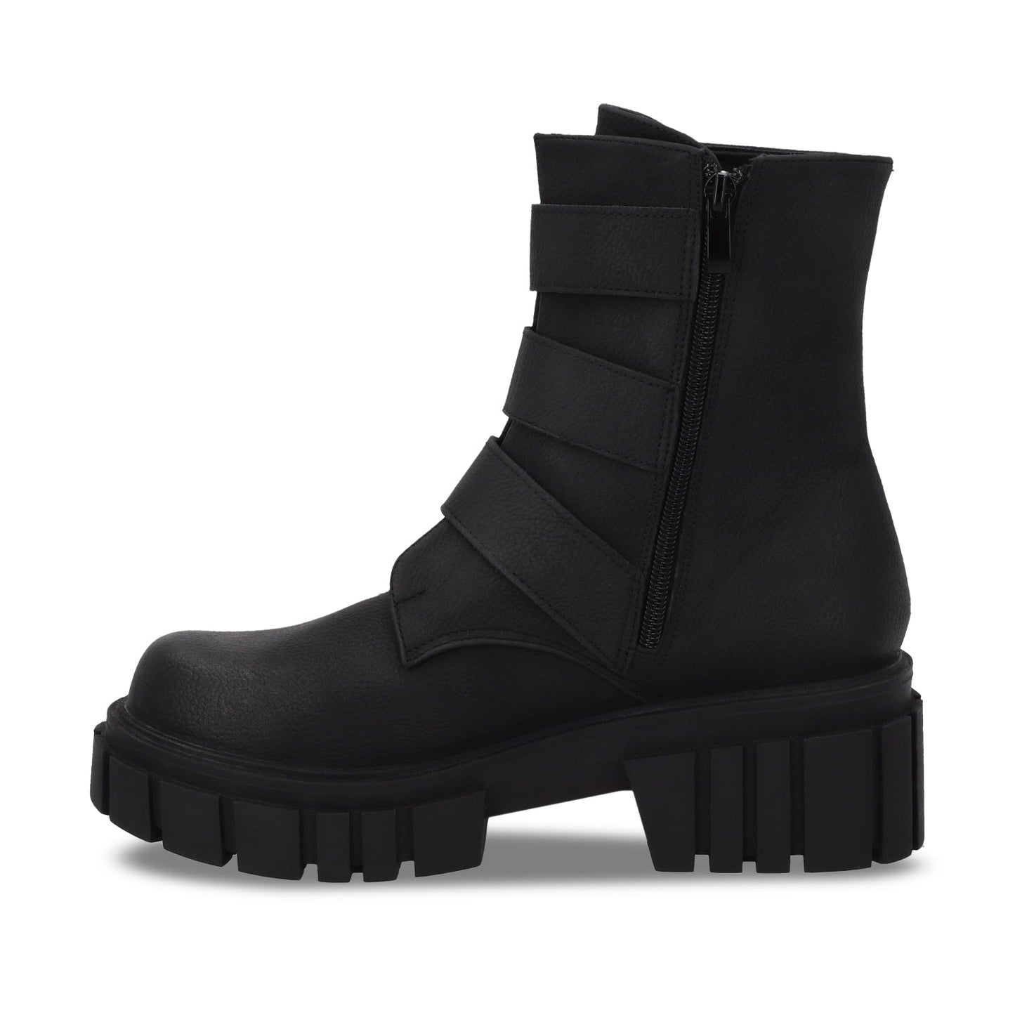 Botin Plataforma Negro Mujer 35934
