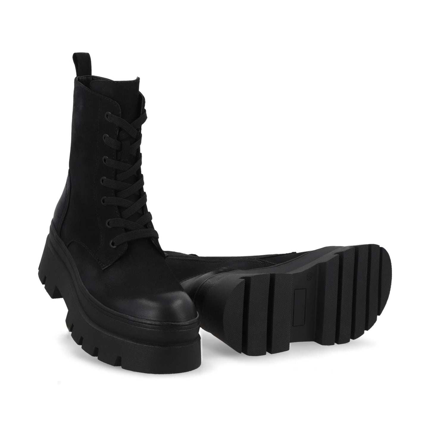 Botín Plataforma Negro Mujer 46102