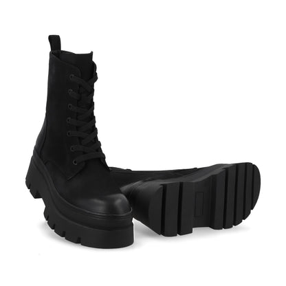 Botín Plataforma Negro Mujer 46102