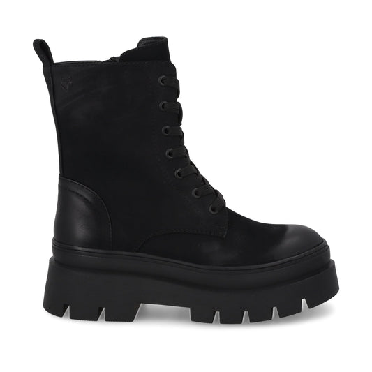 Botín Plataforma Negro Mujer 46102