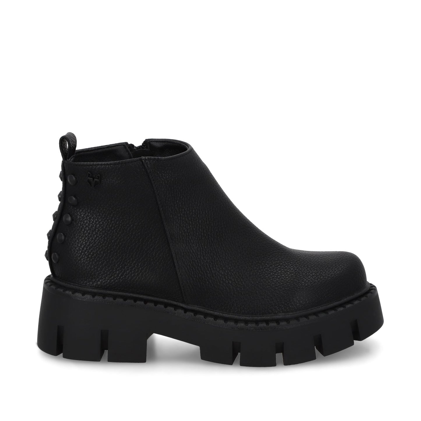 Botin Plataforma Negro Mujer 55260