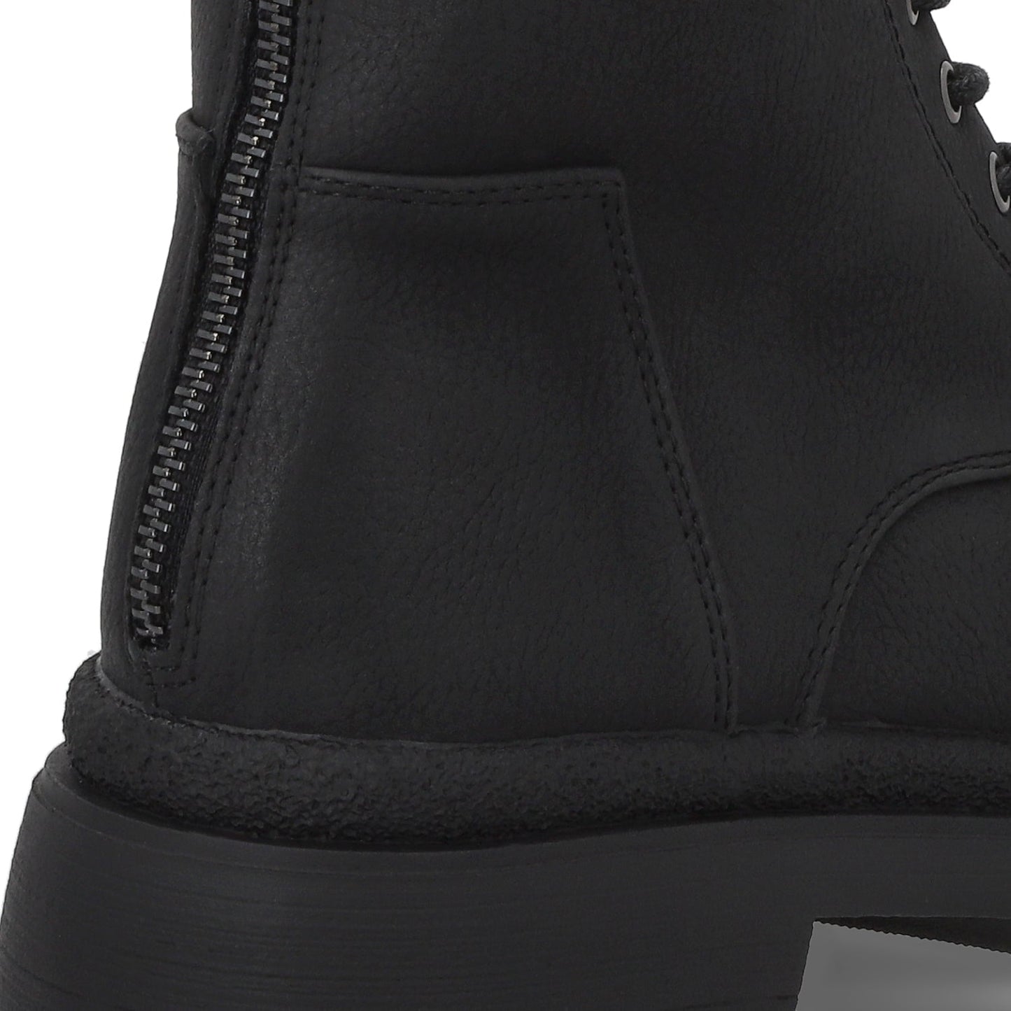 Botin Plataforma Negro Mujer 55281