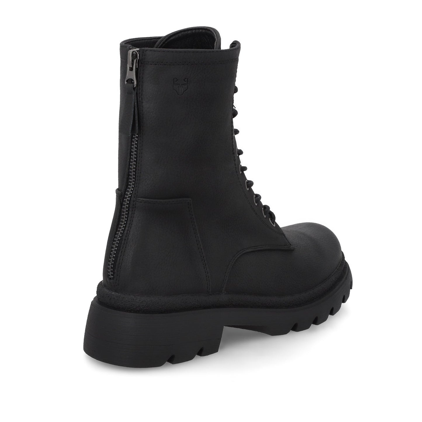 Botin Plataforma Negro Mujer 55281