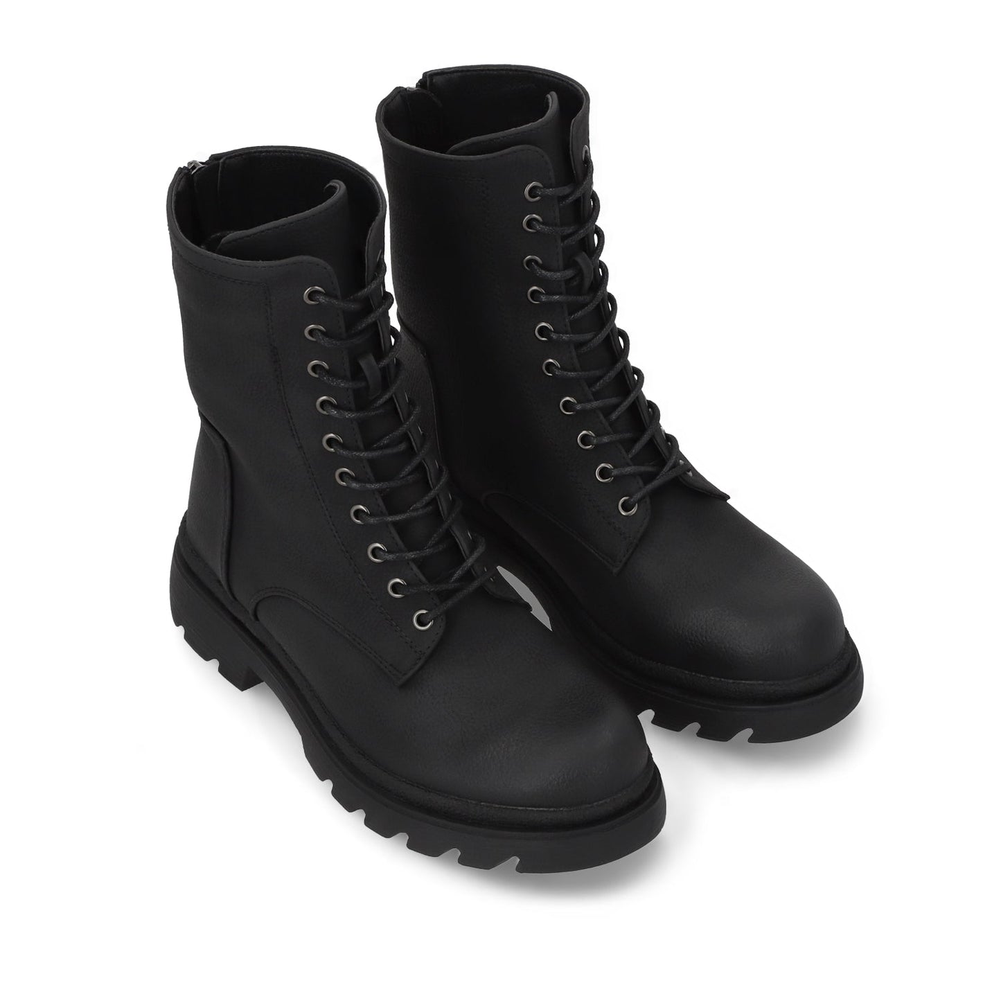 Botin Plataforma Negro Mujer 55281