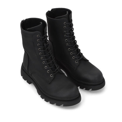 Botin Plataforma Negro Mujer 55281