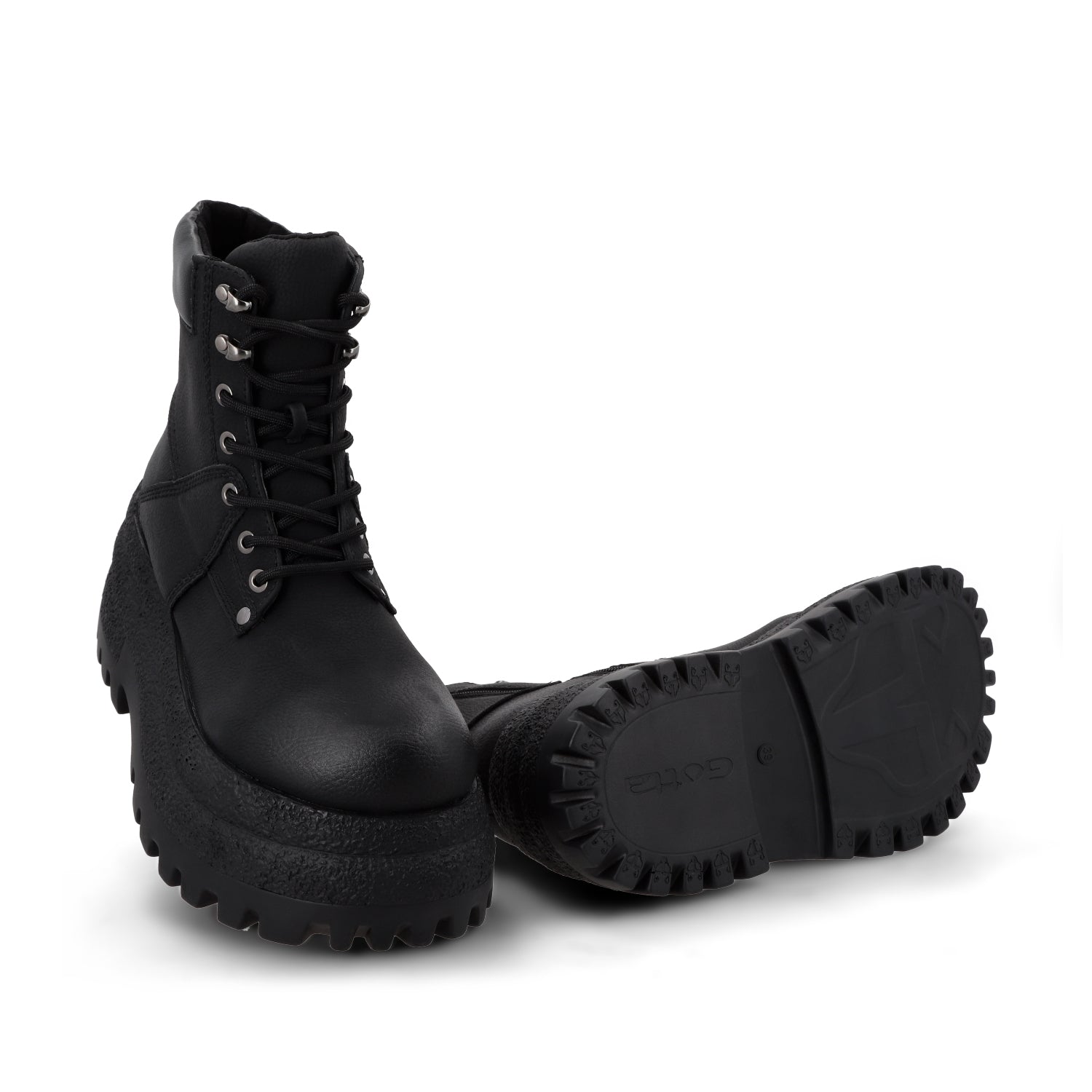 Botin Plataforma Negro Mujer 55290 - Gotta Mexico