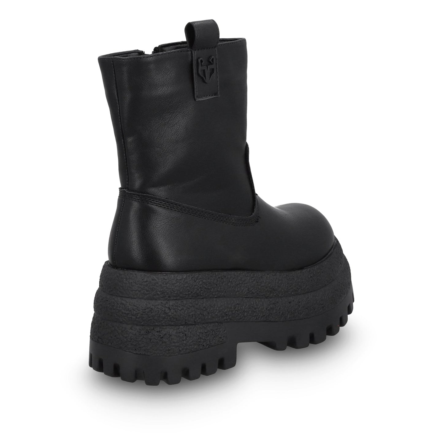 Botin Plataforma Negro Mujer 55292