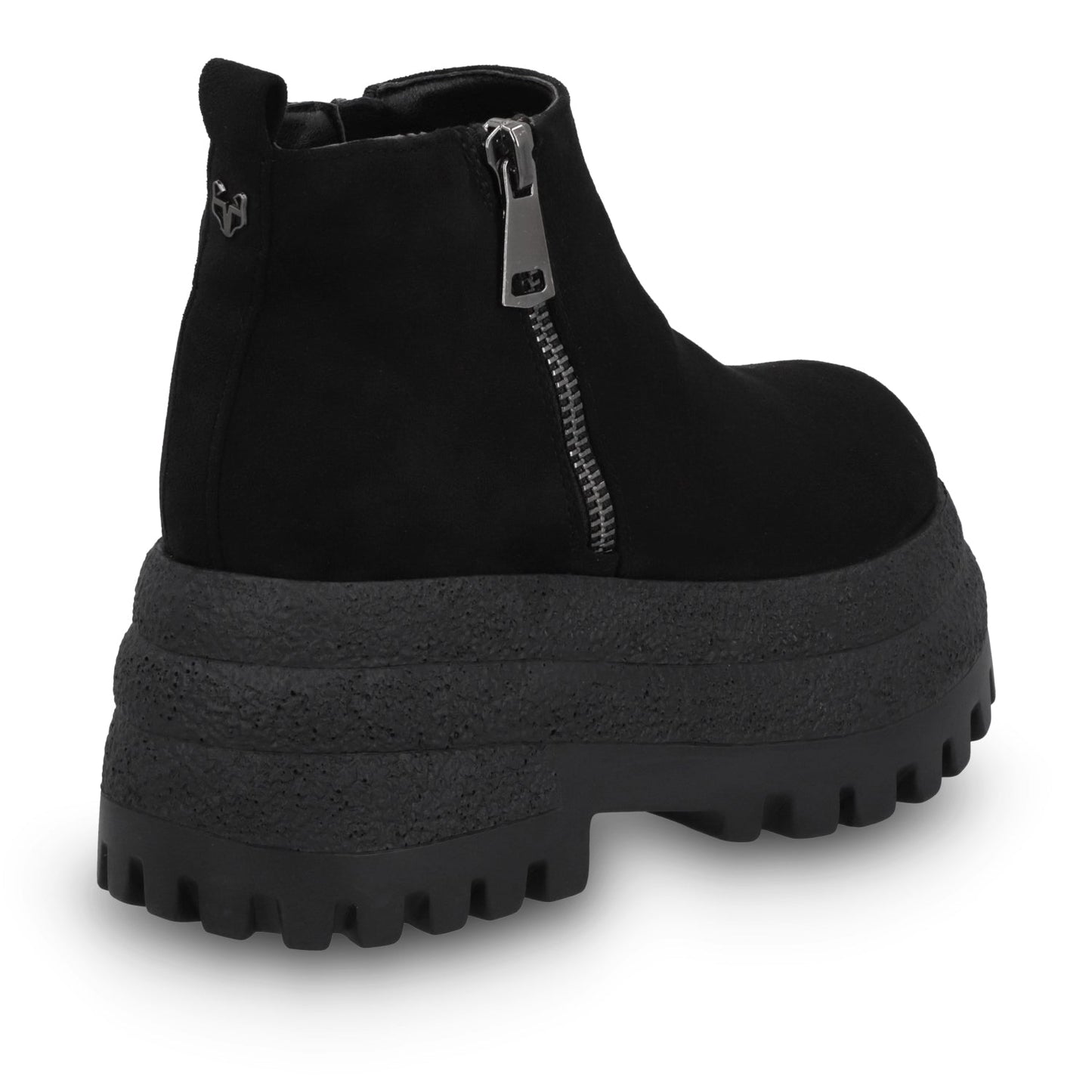 Botin Plataforma Negro Mujer 55293