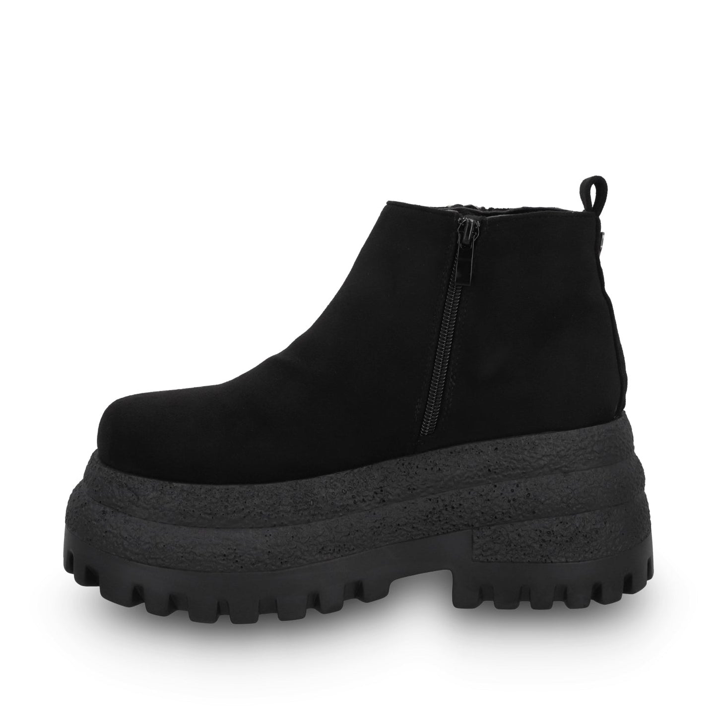 Botin Plataforma Negro Mujer 55293