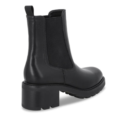 Botin Plataforma Negro Mujer 56041
