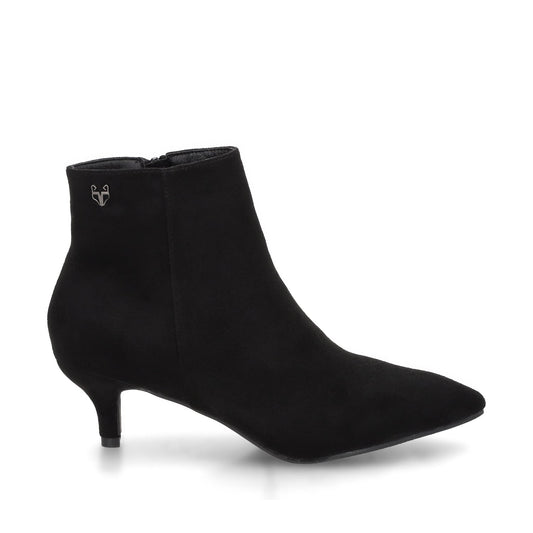 Botin Taco Negro Mujer 35606