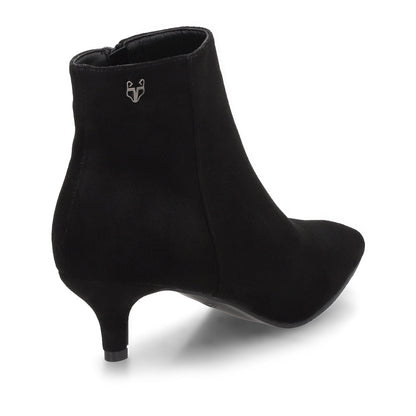Botin Taco Negro Mujer 35606