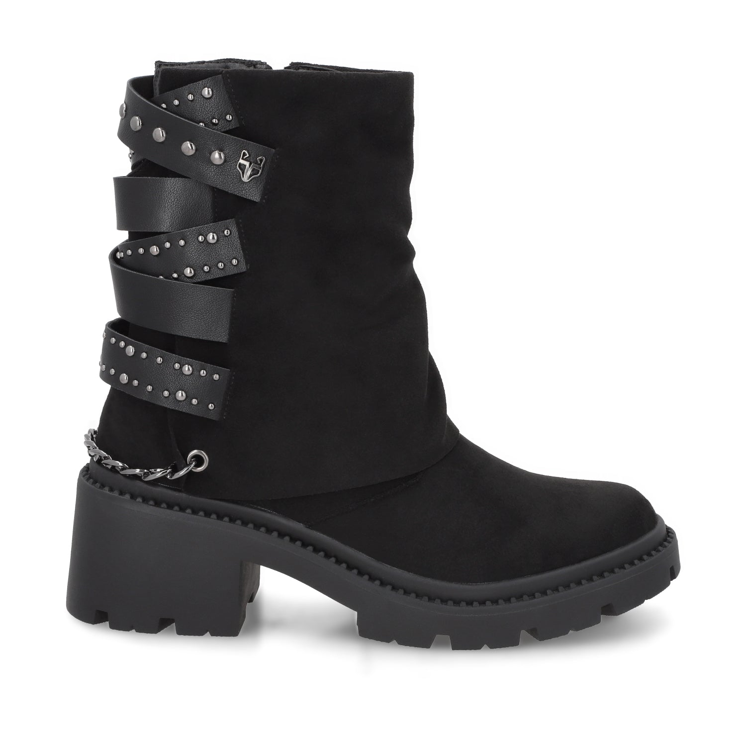 Botin Taco Negro Mujer 45746 - Gotta Mexico