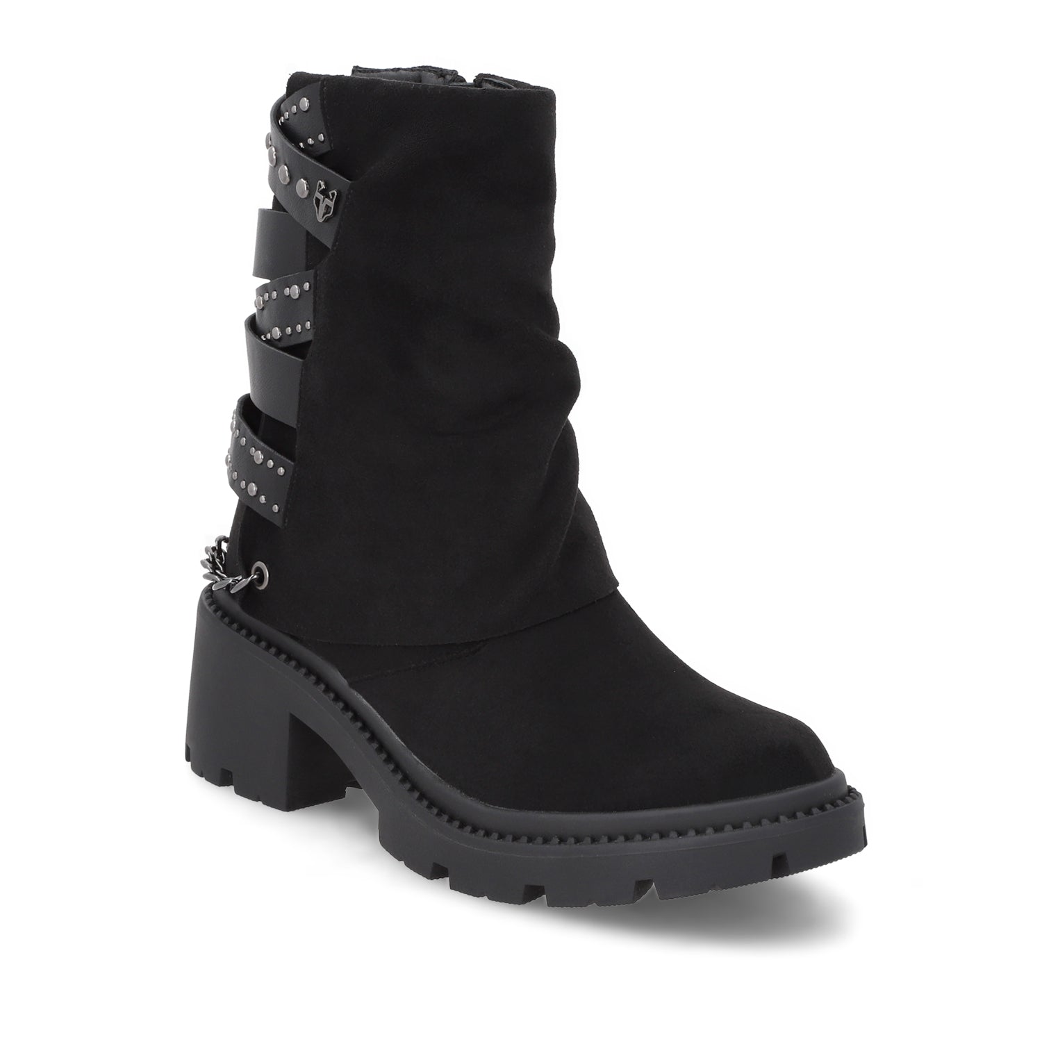 Botin Taco Negro Mujer 45746 - Gotta Mexico