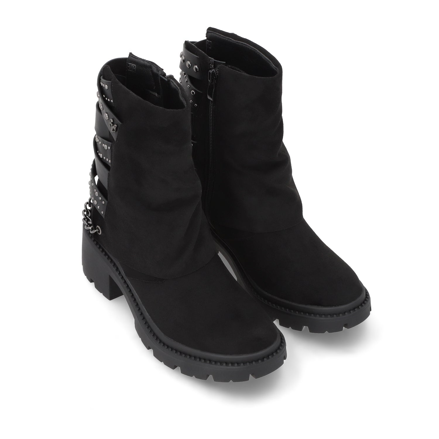 Botin Taco Negro Mujer 45746 - Gotta Mexico