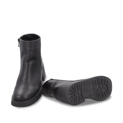 Botin Taco Negro Mujer 55250